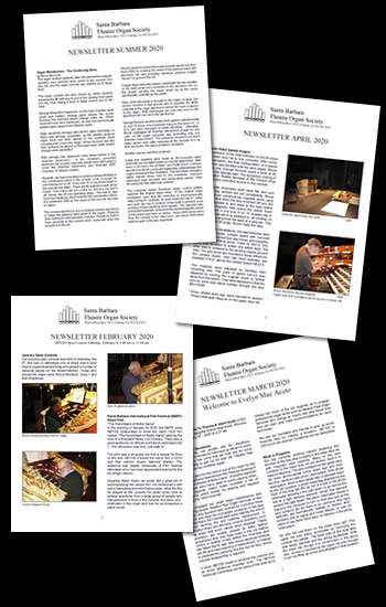 Santa Barbara Theatre Organ Newsletter